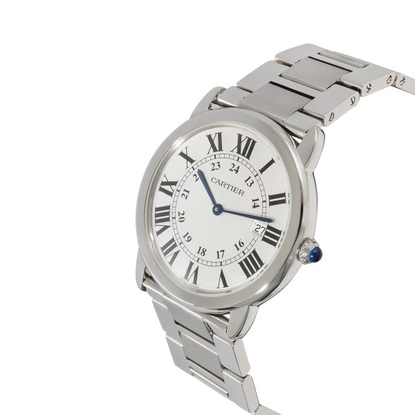 130102 lv Cartier Ronde Solo W6701005 Unisex Watch in Stainless Steel