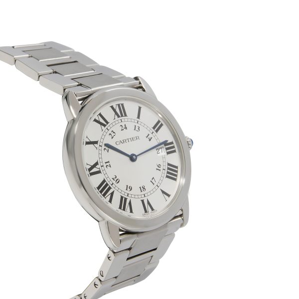 130102 rv Cartier Ronde Solo W6701005 Unisex Watch in Stainless Steel