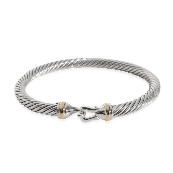 David Yurman Cable Collection Buckle Bracelet in 18K Yellow GoldSterling Silver David Yurman Cable Collection Buckle Bracelet in 18K Yellow GoldSterling Silver