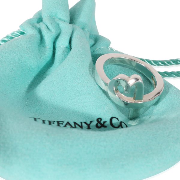 130276 box Tiffany Co Paloma Picasso Loving Heart Ring in Sterling Silver