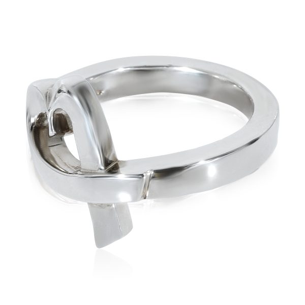 130276 sv Tiffany Co Paloma Picasso Loving Heart Ring in Sterling Silver