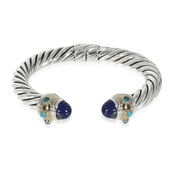 David Yurman Renaissance Lapis Bracelet in 14k Yellow GoldSterling Silver David Yurman Renaissance Lapis Bracelet in 14k Yellow GoldSterling Silver