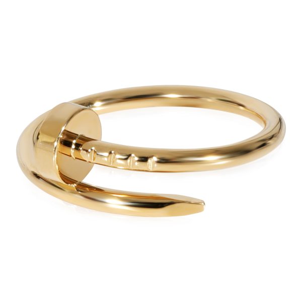 130314 bv Gold Cartier Juste Un Clou Ring Small Model in 18k Yellow Gold