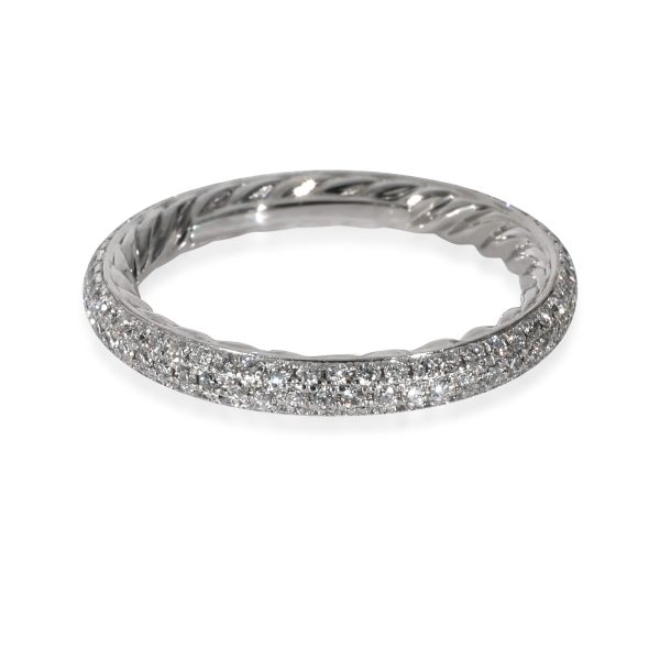 David Yurman Eden Pave Diamond Band in Platinum 058 CTW David Yurman Eden Pave Diamond Band in Platinum 058 CTW