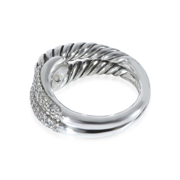 130368 bv 224493fb 748c 4f16 8176 6a5e5a089b2c David Yurman Labyrinth Diamond Ring in Sterling Silver 044 CTW