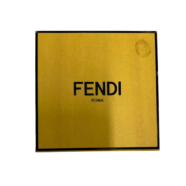 130371 box Fendi F Is For Fendi Hoop Earring in Gold Palladium Plating