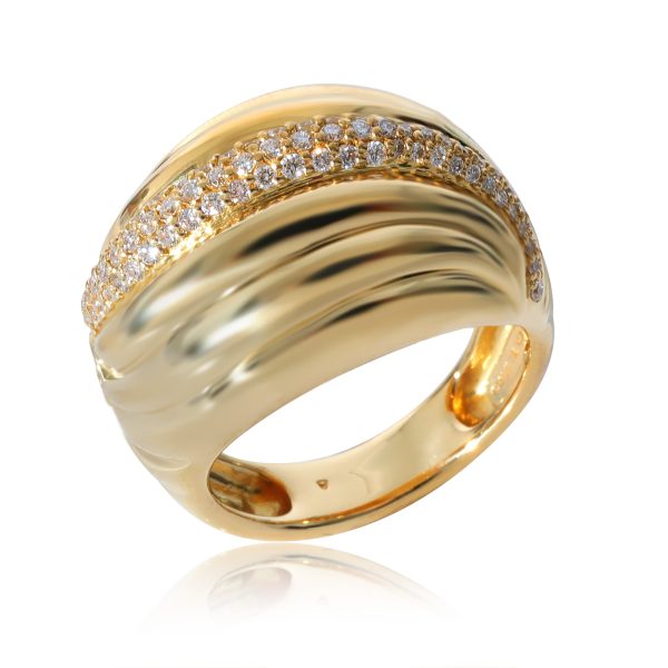 130373 av 2c53c041 f050 4d80 9233 8c15578cf3fe David Yurman Sculpted Cable Dome Ring in 18k Yellow Gold 049 CTW