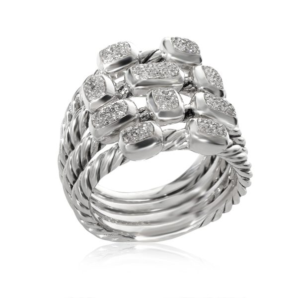 130381 pv 49932c60 e355 46b5 bb62 f744e2fcd110 David Yurman Confetti Diamond Ring in Sterling Silver 020 CTW