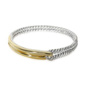 David Yurman Labyrinth Bracelet in 18k Yellow GoldSterling Silver Louis Vuitton Black Epi Leather Vivienne MM