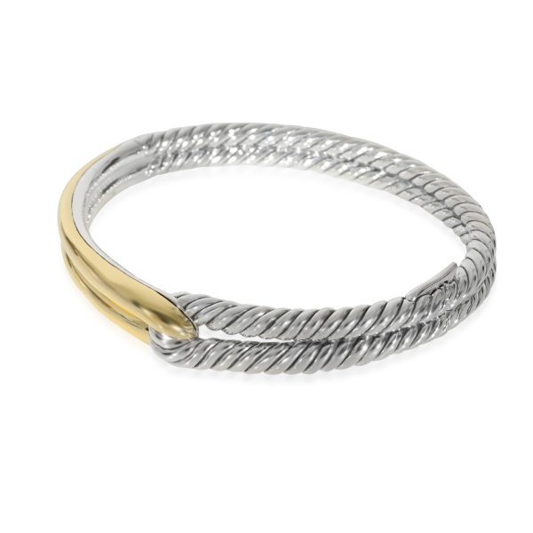 130383 sv f71ad4b2 26a2 4a5d a8e4 73ea8f1a4779 David Yurman Labyrinth Bracelet in 18k Yellow GoldSterling Silver