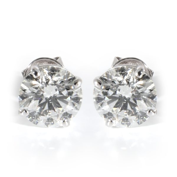 14K White Gold 4 Prong Studs 248 CTW ISI2 14K White Gold 4 Prong Studs 248 CTW ISI2