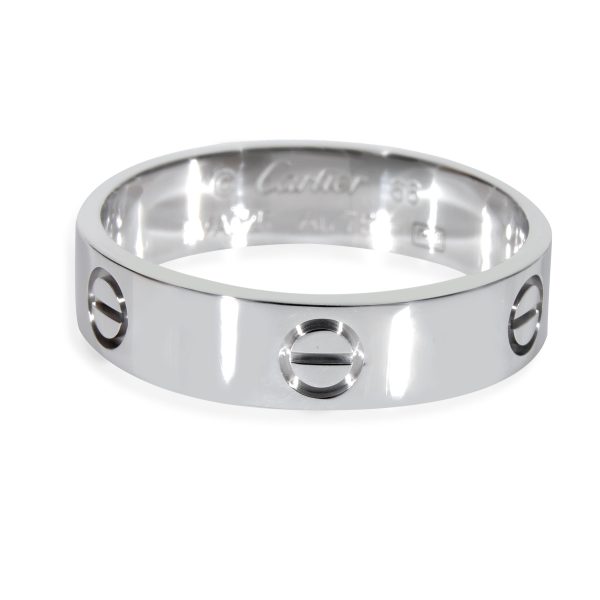 Size 66 Cartier Love Ring in 18k White Gold Size 66