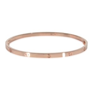 Cartier Love Bracelet in 18k Rose Gold LOUIS VUITTON Pochette Voyage MM Clutch Bag Black