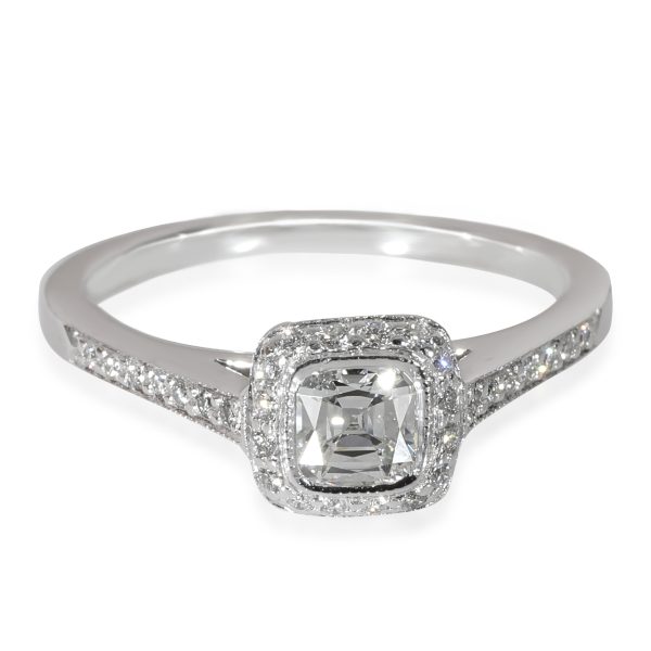 Tiffany Co Legacy Diamond Engagement Ring in Platinum H VS1 049 CTW Tiffany Co Legacy Diamond Engagement Ring in Platinum H VS1 049 CTW