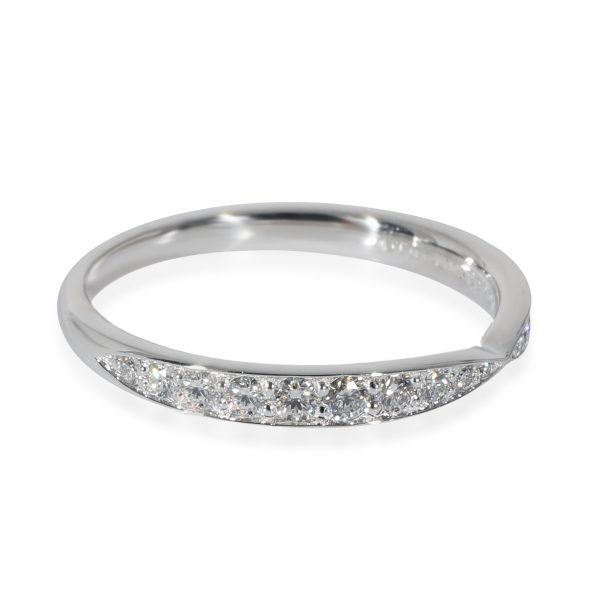 130628 sv Tiffany Co Harmony Diamond Wedding Band in Platinum 023 CTW