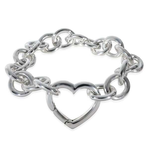 Tiffany Co Heart Clasp Bracelet in Sterling Silver Tiffany Co Heart Clasp Bracelet in Sterling Silver