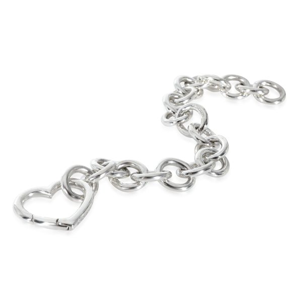 130658 pv Tiffany Co Heart Clasp Bracelet in Sterling Silver