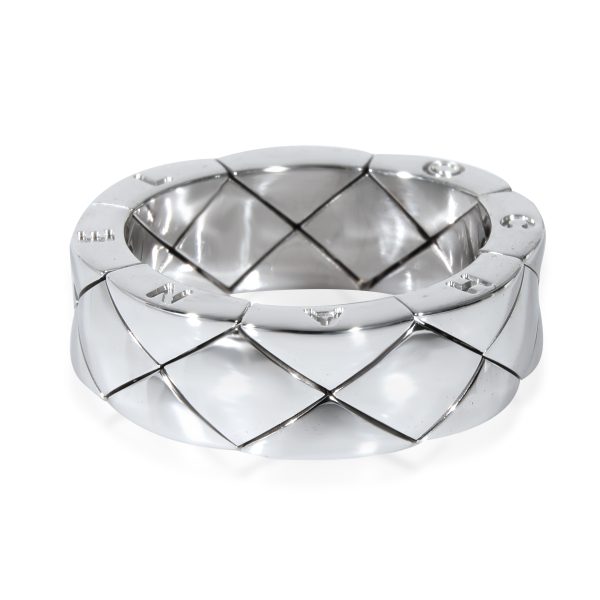 Chanel Matelasse Quilted Flex Band in 18k White Gold Chanel Matelasse Quilted Flex Band in 18k White Gold