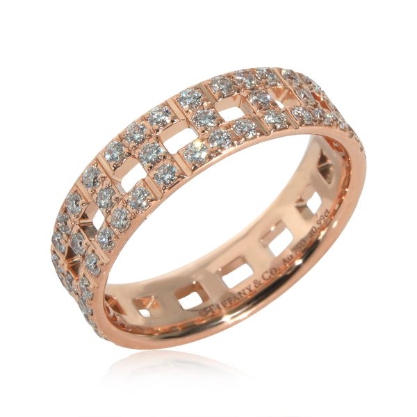 130742 pv 36e955b5 ea43 48b0 ac82 f05739397f8a Tiffany Co Tiffany T Wide Diamond Ring in 18k Rose Gold 099 CTW