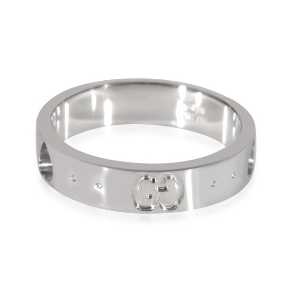 Gucci Icon Inverted Gs Ring in 18k White Gold Gucci Icon Inverted Gs Ring in 18k White Gold