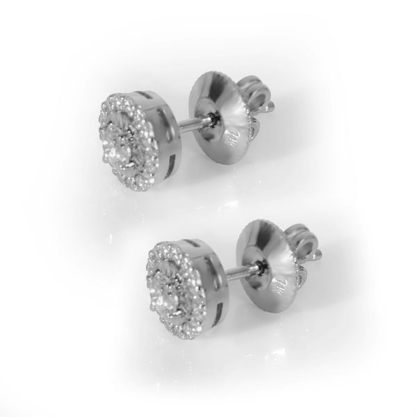 130749 sv 51ac8287 ef0e 4aa7 bde8 52003c7e6ec5 Diamond Halo Stud Earrings 14k White Gold 05 CTW