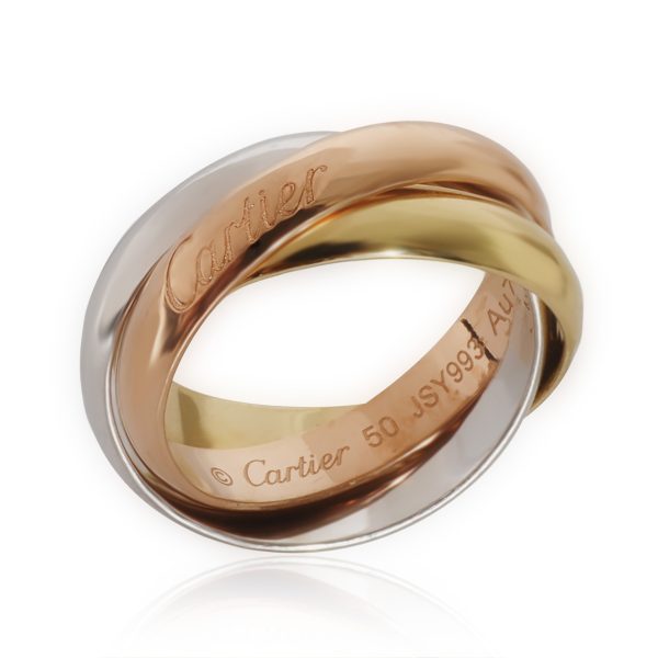 130754 pv 09219873 5035 40fd 9dee 69890e161cae Cartier Trinity Ring in 18k 3 Tone Gold