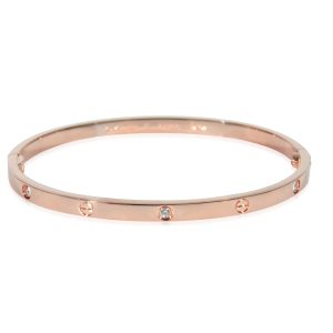 Cartier Love Diamond Bracelet in 18k Rose Gold Gucci Wallet Leather Ophidia Zip Around Sherry Line Long Black