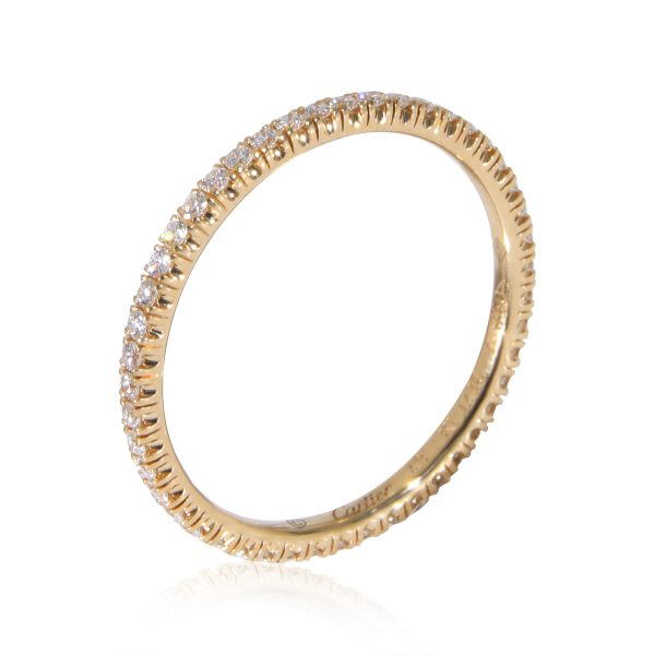 130814 av Cartier Etincelle Diamond Eternity Band in 18k Yellow Gold 022 CTW