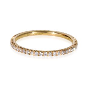 Cartier Etincelle Diamond Eternity Band in 18k Yellow Gold 022 CTW Chanel Matelasse Shoulder Bag Lambskin Green