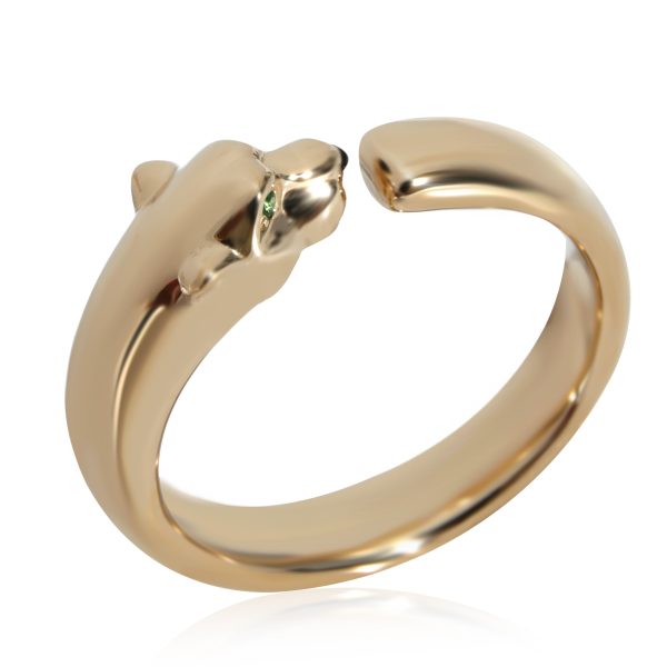 130816 pv 6cf3a7b3 6b20 49a6 936d 1bd6106cfda6 Cartier Panthere De Cartier Tsavorite Ring in 18k Yellow Gold