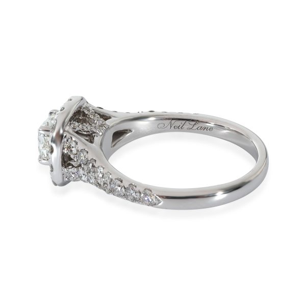 130824 sv fb33ed7c 59f3 4ef9 8d8a 47b4928f2a15 Neil Lane Halo Diamond Engagement Ring in 14k White Gold I J I1 I2 215 CTW