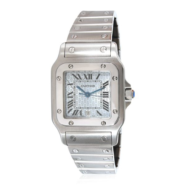 130842 ad1 Cartier Santos Galbee W20065D6 Unisex Watch in Stainless Steel