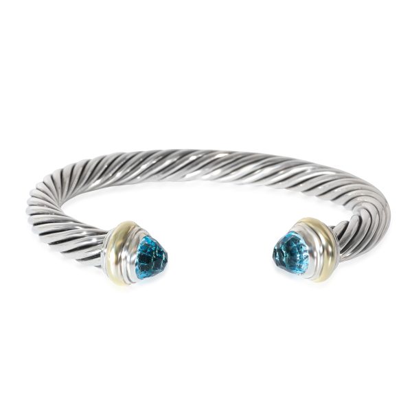 David Yurman Cable Classic Topaz Bracelet in 14k Yellow GoldSterling Silver David Yurman Cable Classic Topaz Bracelet in 14k Yellow GoldSterling Silver