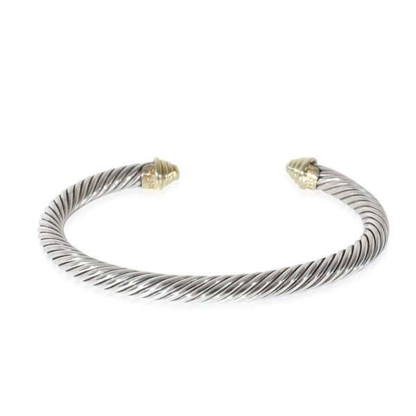 130872 bv David Yurman Cable Classic Bracelet in 14K Yellow Gold SS