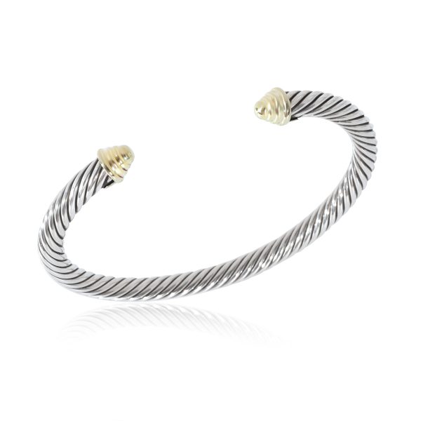 130872 pv David Yurman Cable Classic Bracelet in 14K Yellow Gold SS