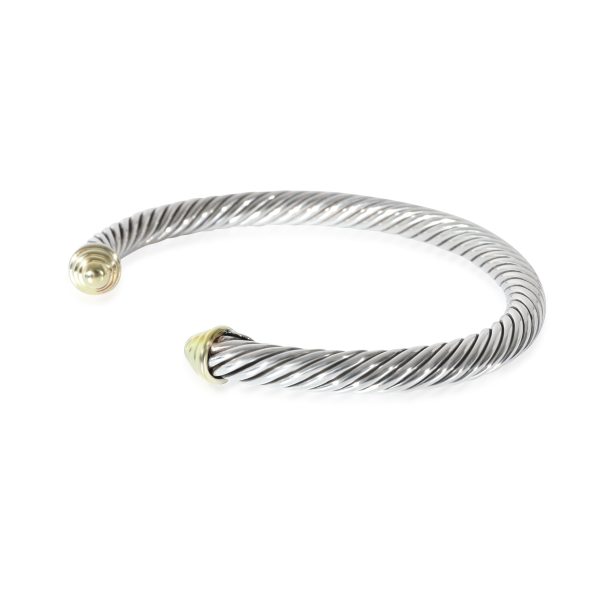 130872 sv David Yurman Cable Classic Bracelet in 14K Yellow Gold SS