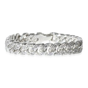 David Yurman Chain Pave Collection Bracelet in Sterling Silver 485 CTW Cart