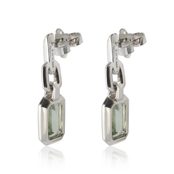 130901 bv 19d5906d 9d82 40a8 8f37 78bb34165590 David Yurman Stax Prasiolite Diamond Earrings in Sterling Silver 046 CTW