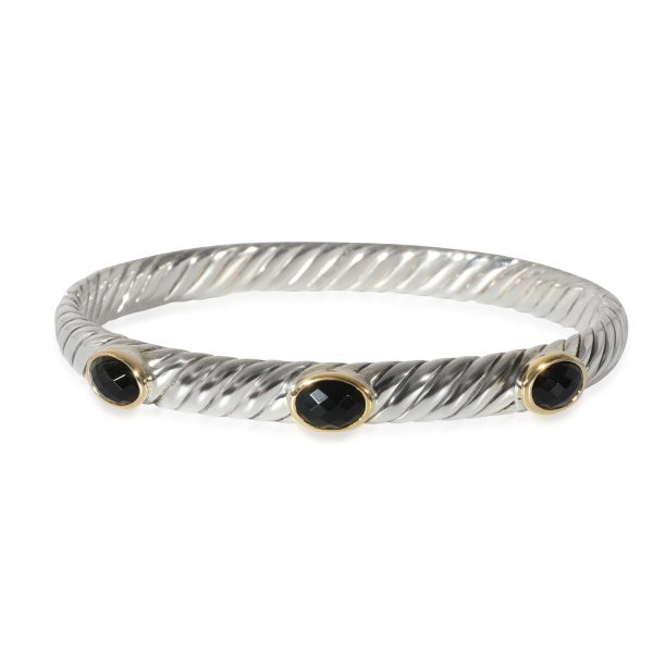 David Yurman Cable Collection Bracelet in 18k Yellow GoldSterling Silver David Yurman Cable Collection Bracelet in 18k Yellow GoldSterling Silver