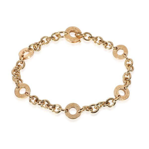 BVLGARI Bvlgari Bvlgari Link Station Bracelet in 18k Yellow Gold BVLGARI Bvlgari Bvlgari Link Station Bracelet in 18k Yellow Gold