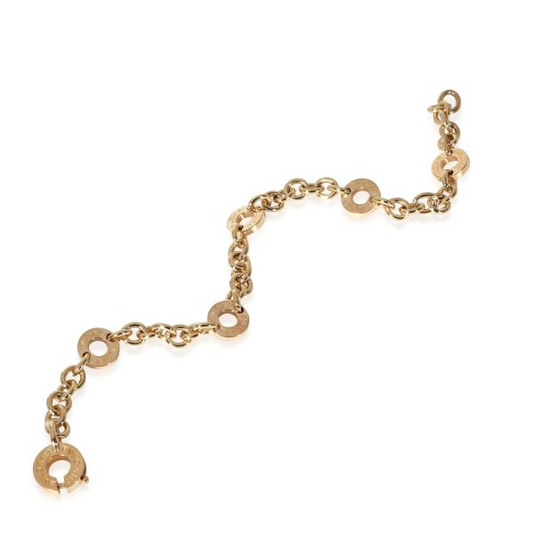 130942 pv caeb56f2 4e24 4d5a 9352 f1e2218f4c7c BVLGARI Bvlgari Bvlgari Link Station Bracelet in 18k Yellow Gold