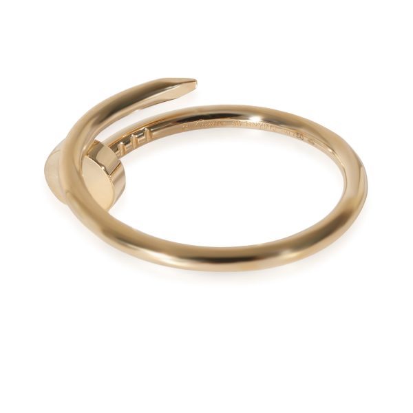 130989 bv Cartier Juste Un Clou Ring in 18k Yellow Gold Small Model