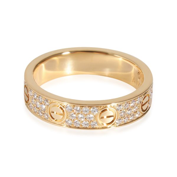 131350 bv Cartier Love Diamond Ring in 18K Yellow Gold 031 CTW