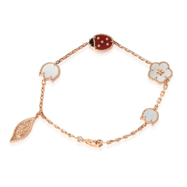 131359 bv Van Cleef Arpels Lucky Spring Bracelet in 18k Rose Gold