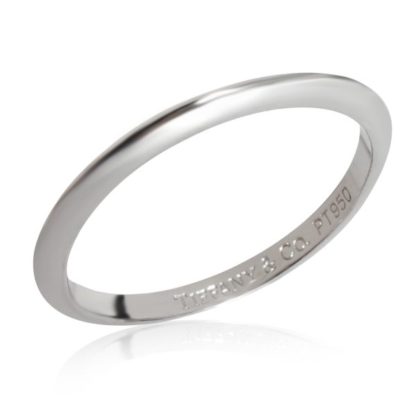 131401 av Tiffany Co Tiffany Forever Knife Edge Band in Platinum