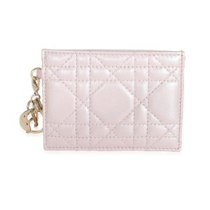 Christian Dior Metallic Pink Lady Dior Card Holder Louis Vuitton Petite Sac Plat 2WAY Bag Monogram