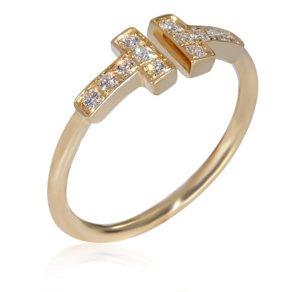 131465 av 20502c3b 178a 43d8 a587 062f9d398798 Tiffany Co Tiffany T Diamond Wire Ring in 18k Yellow Gold 013 CTW