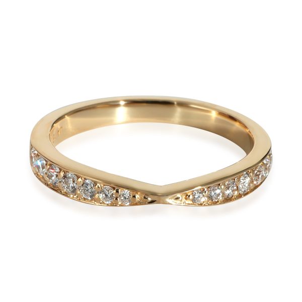 James Allen Tapered Pave Band in 18k Yellow Gold 021 CTW James Allen Tapered Pave Band in 18k Yellow Gold 021 CTW