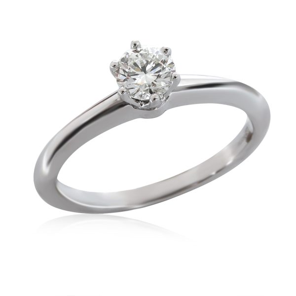 131495 pv ec48939d c146 41dc 9a7d 2850b7fe58bc Tiffany Co Diamond Solitaire Engagement Ring in Platinum I VS1 039 CTW