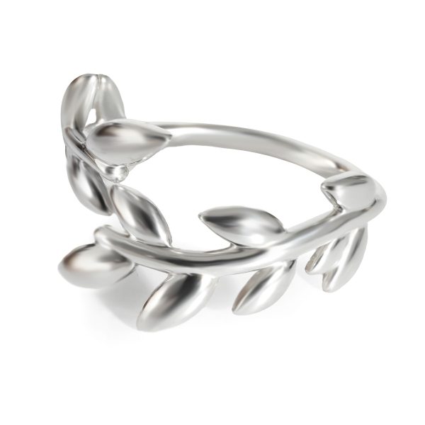 131807 sv 4e5deb83 9e5f 4b66 a23d 01098be8f3b9 Tiffany Co Paloma Picasso Olive Leaf Bypass Ring in Sterling Silver